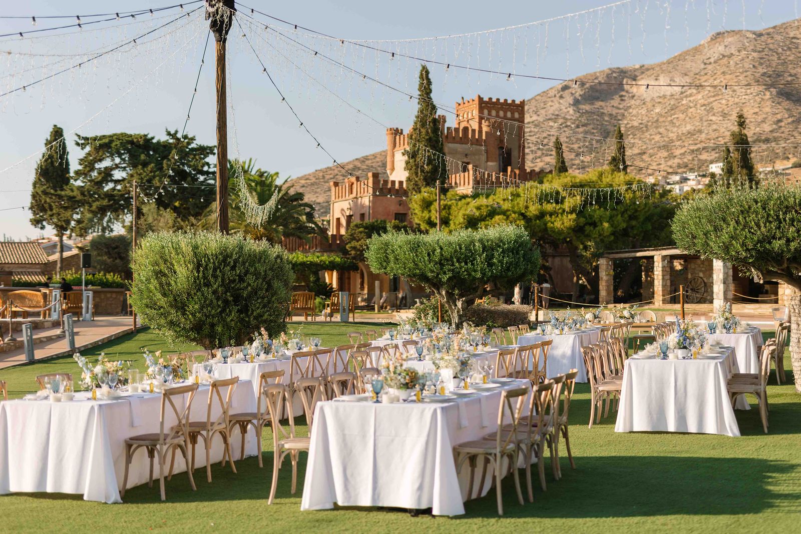 Wedding reception at Pyrgos Melissourgou estate, Athens
