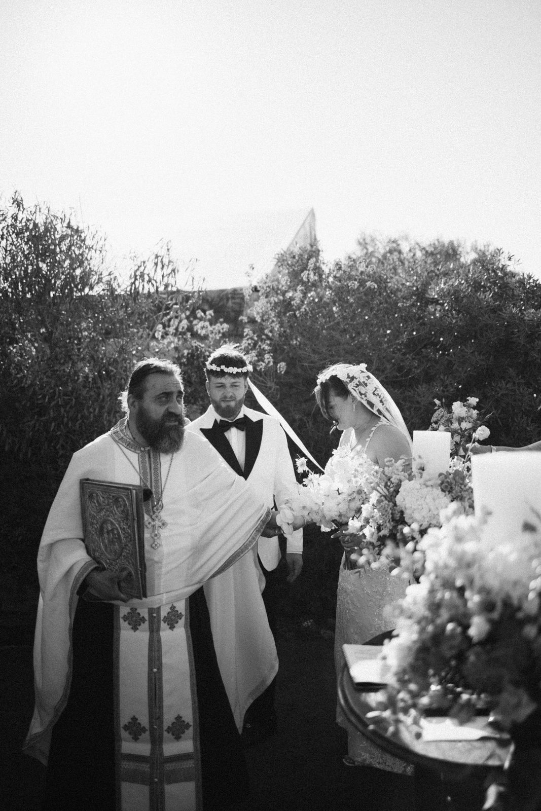 Wedding at Pyrgos Melissourgou, Attica, Greece — photograph 3 of 3 by John Xenos